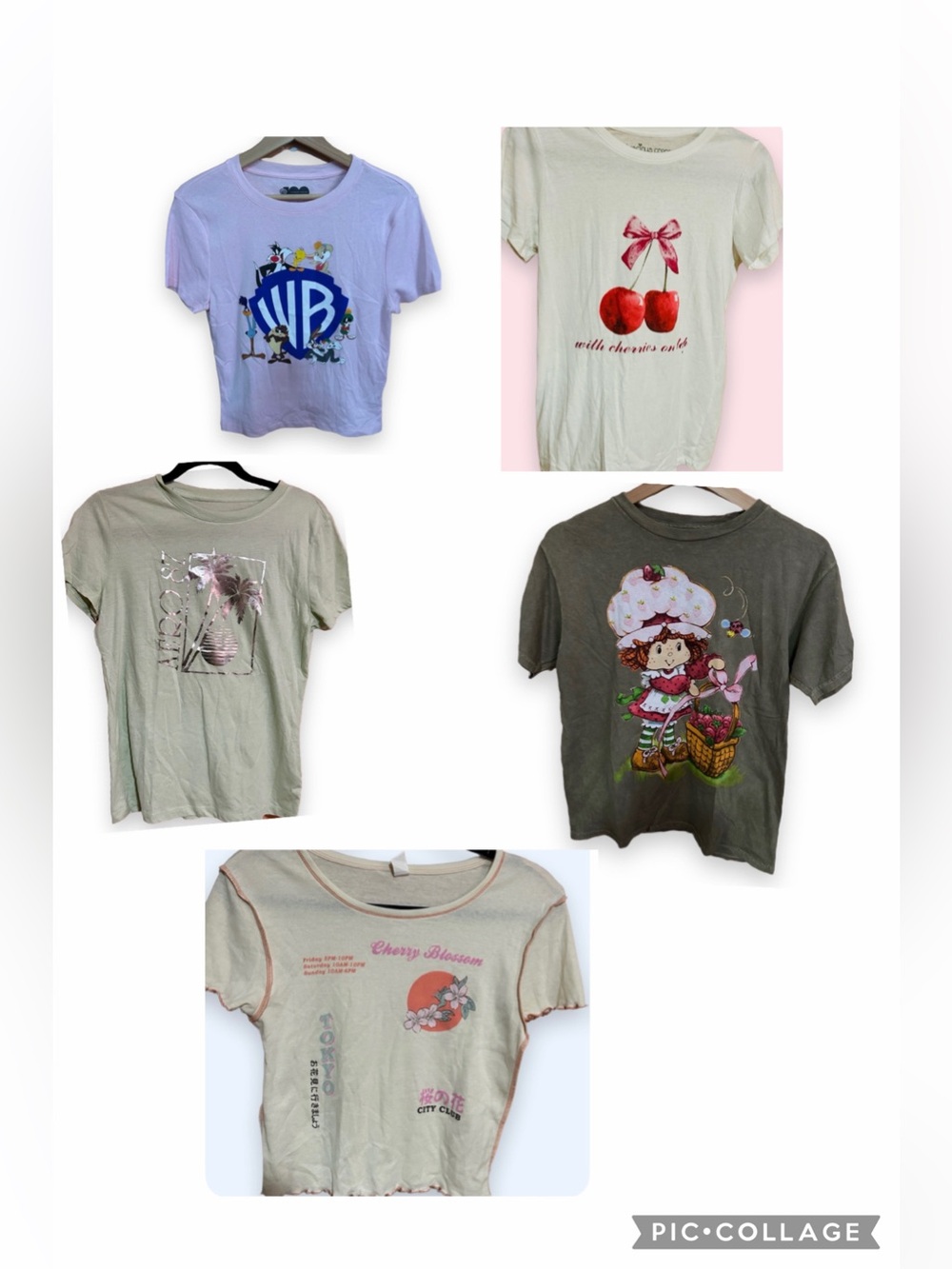 Girl teen/junior  Graphic Tee - Assorted Pastel Colors